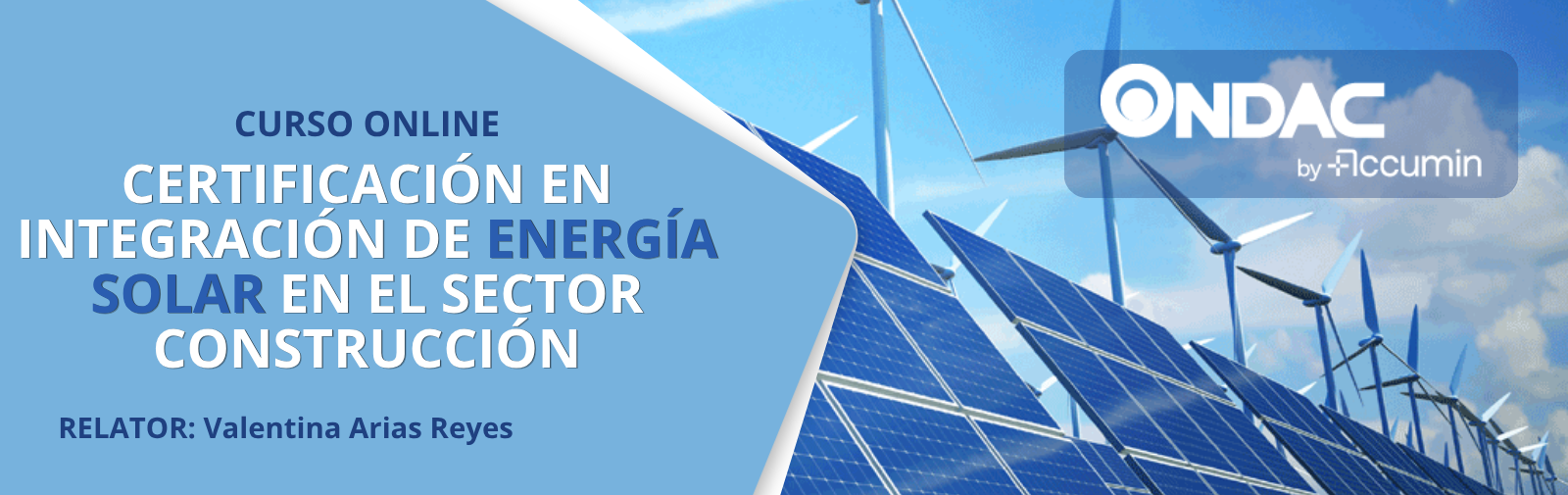 Certificación en Integración de Energía Solar en el Sector de la Construcción